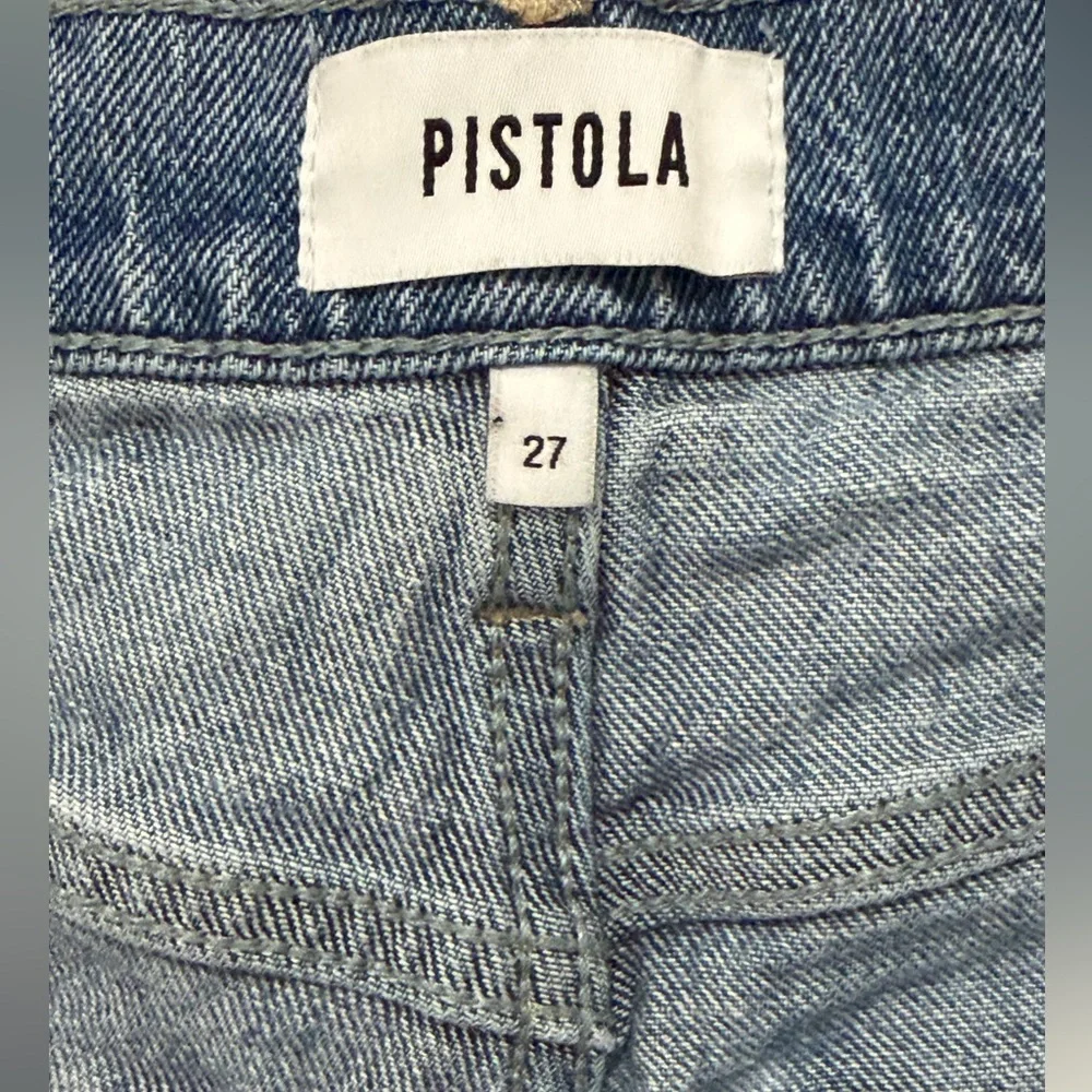 Pistola Light Blue Cropped Jeans - Picture 2 of 5